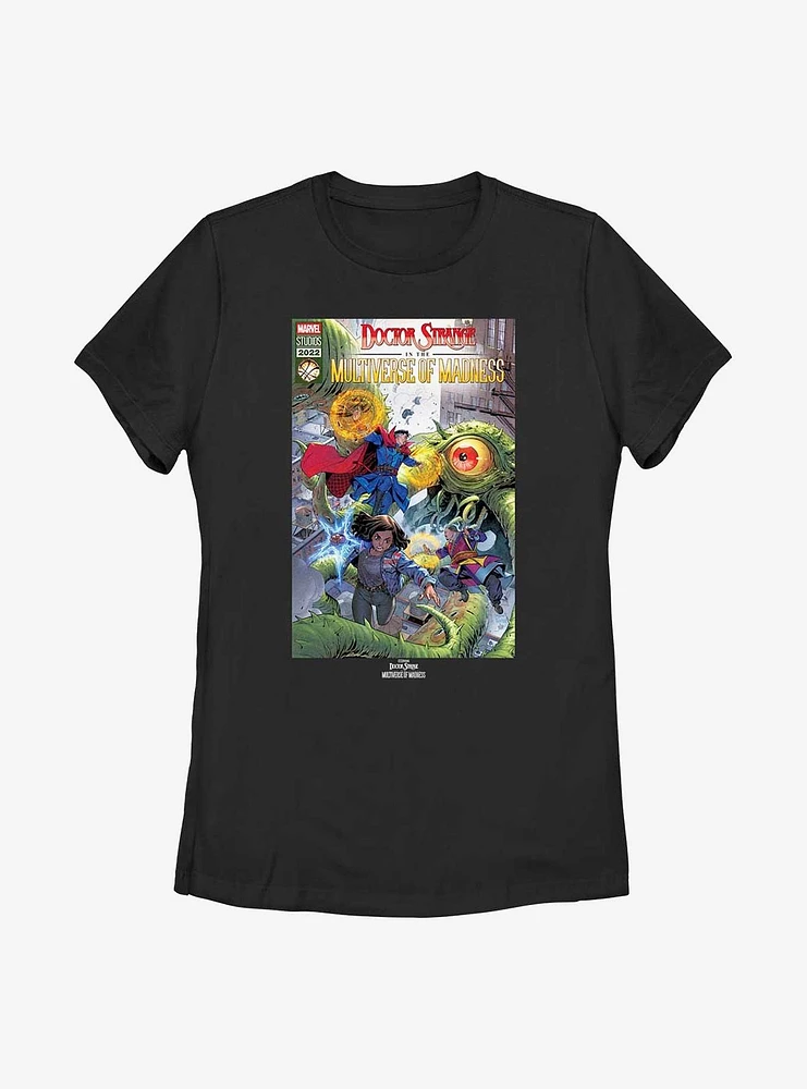 Marvel Doctor Strange Multiverse Of Madness Modern Comic Cover Womens T-Shirt