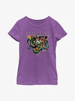 Marvel Doctor Strange Multiverse Of Madness Gargantos Triangle Badge Youth Girls T-Shirt