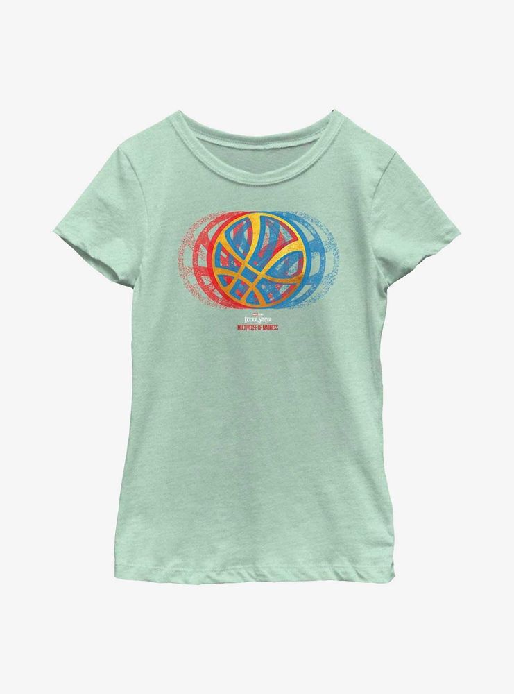 Marvel Doctor Strange Multiverse Of Madness Gradient Seal Youth Girls T-Shirt