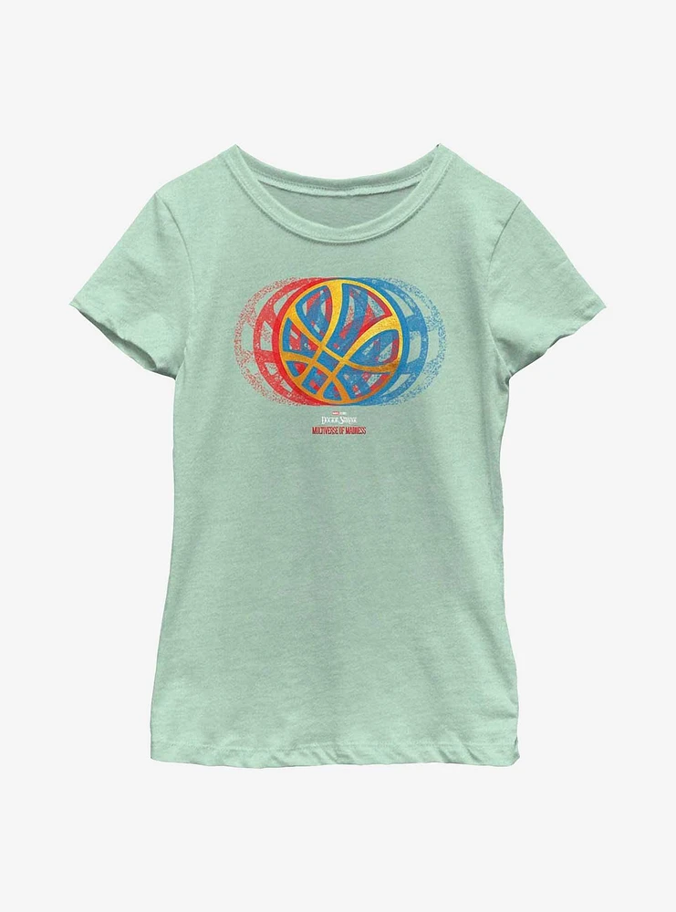 Marvel Doctor Strange Multiverse Of Madness Gradient Seal Youth Girls T-Shirt
