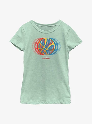 Marvel Doctor Strange Multiverse Of Madness Gradient Seal Youth Girls T-Shirt