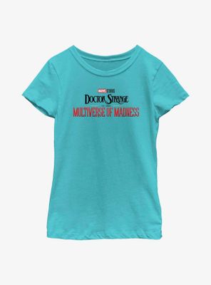 Marvel Doctor Strange Multiverse Of Madness Main Logo Youth Girls T-Shirt