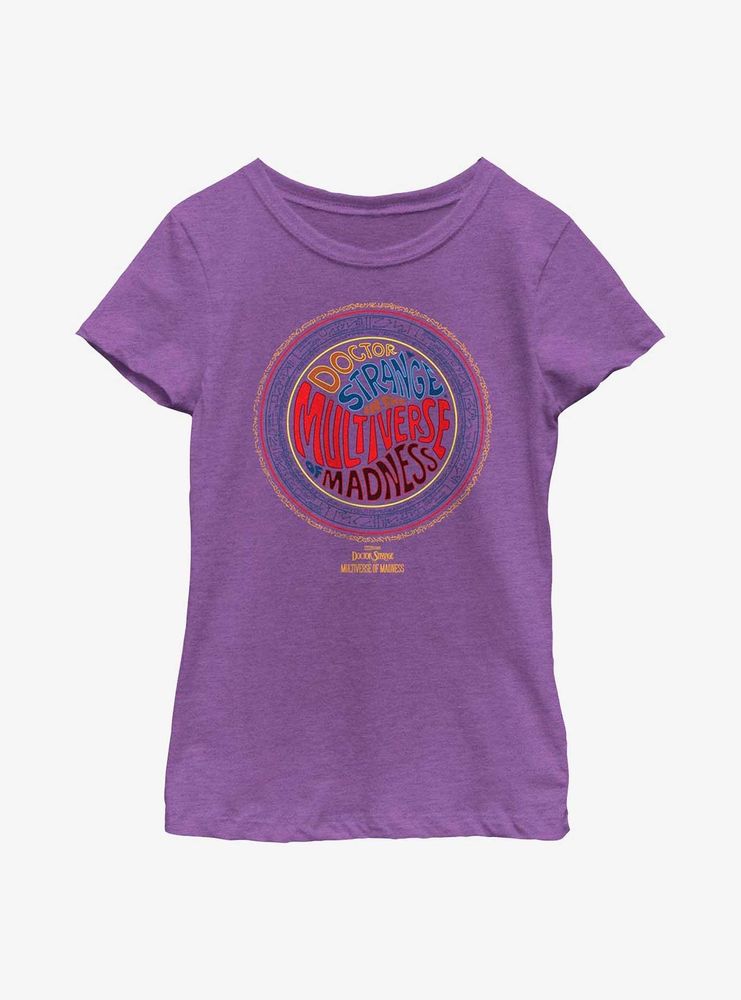 Marvel Doctor Strange Multiverse Of Madness Groovy Seal Youth Girls T-Shirt