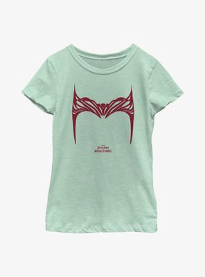 Marvel Doctor Strange Multiverse Of Madness Wanda Symbol Youth Girls T-Shirt