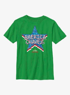 Marvel Doctor Strange Multiverse Of Madness Star America Chavez Youth T-Shirt