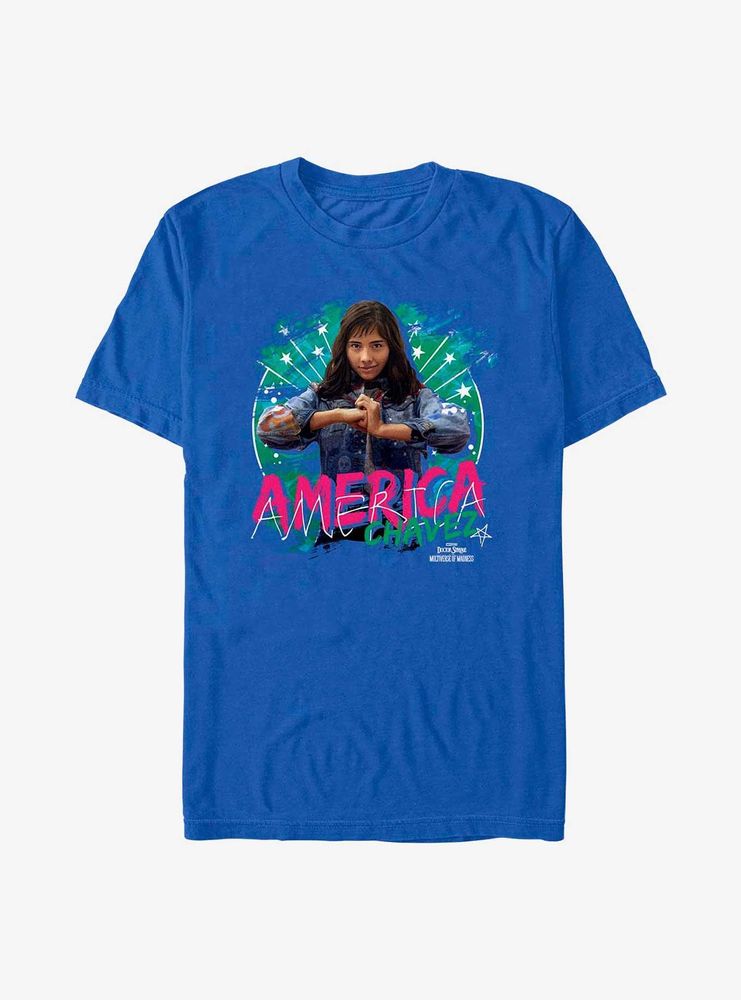 Marvel Doctor Strange Multiverse Of Madness America Chavez Hero Graphic T-Shirt