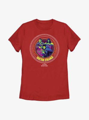 Marvel Doctor Strange Multiverse Of Madness Runes Badge Womens T-Shirt