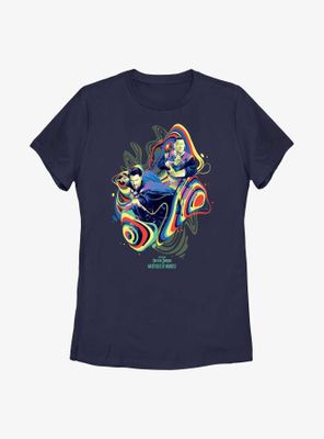 Marvel Doctor Strange Multiverse Of Madness Groovy Dr. & Wong Womens T-Shirt