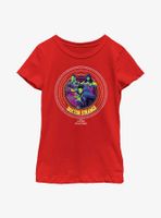 Marvel Doctor Strange Multiverse Of Madness Runes Badge Youth Girls T-Shirt