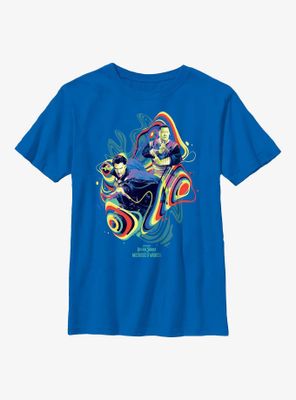 Marvel Doctor Strange Multiverse Of Madness Groovy Dr. & Wong Youth T-Shirt