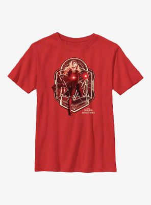 Marvel Doctor Strange Multiverse Of Madness Scarlet Witch Magic Youth T-Shirt