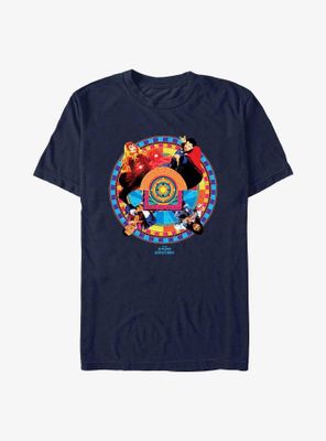 Marvel Doctor Strange Multiverse Of Madness Group Circle Badge T-Shirt