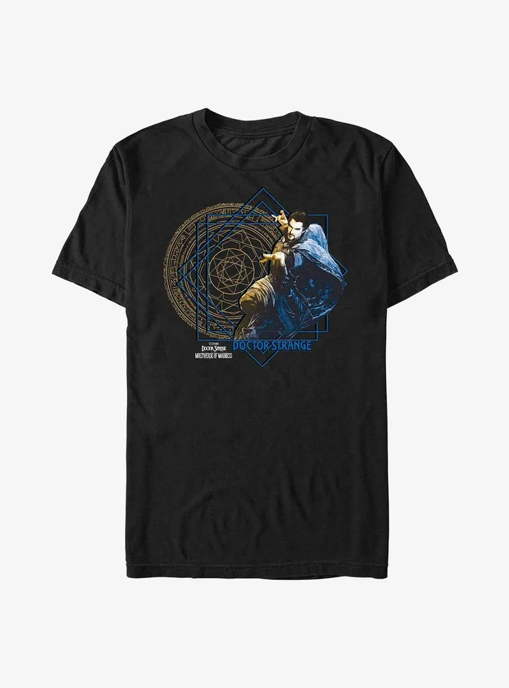 Marvel Doctor Strange Multiverse Of Madness Gold Portal T-Shirt