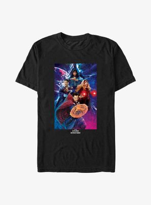 Marvel Doctor Strange Multiverse Of Madness Group Poster T-Shirt