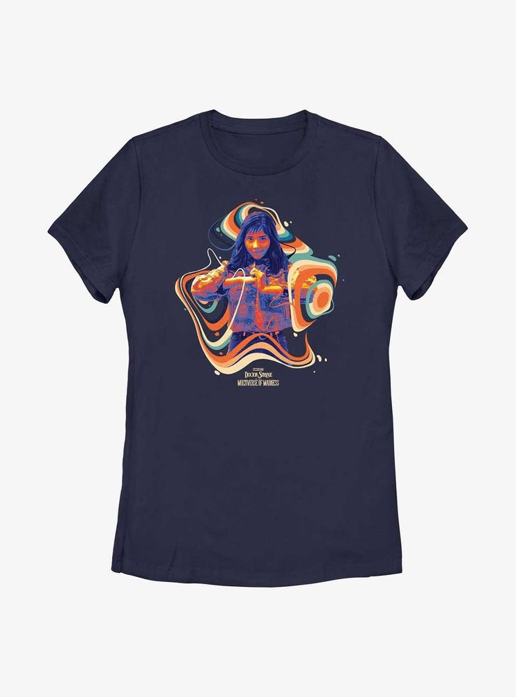 Marvel Doctor Strange Multiverse Of Madness Chavez Groovy Womens T-Shirt