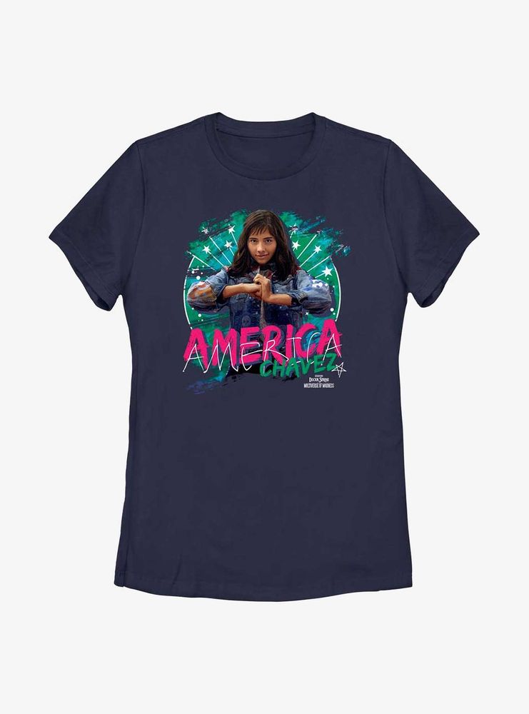 Marvel Doctor Strange Multiverse Of Madness America Chavez Hero Graphic Womens T-Shirt