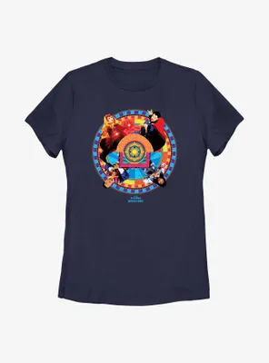 Marvel Doctor Strange Multiverse Of Madness Group Circle Badge Womens T-Shirt