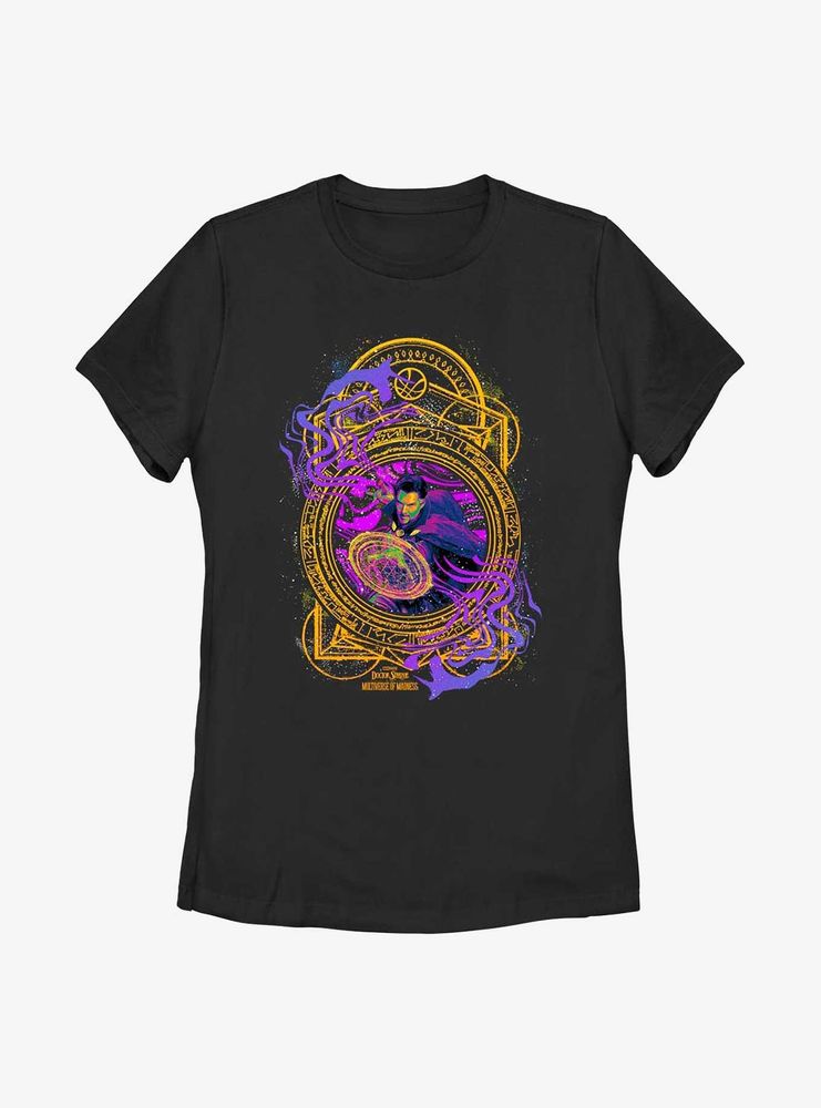 Marvel Doctor Strange Multiverse Of Madness Neon Spell Womens T-Shirt