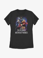 Marvel Doctor Strange Multiverse Of Madness Poster Group Womens T-Shirt