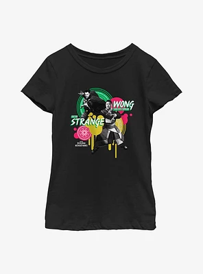 Marvel Doctor Strange Multiverse Of Madness Dr. & Wong Graphic Youth Girls T-Shirt
