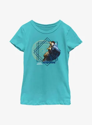 Marvel Doctor Strange Multiverse Of Madness Gold Portal Youth Girls T-Shirt