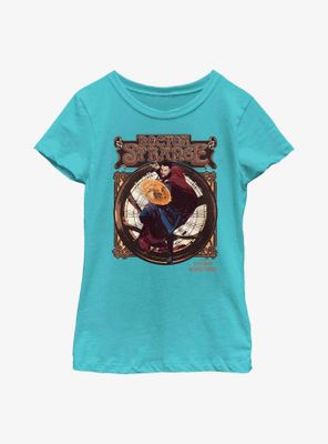 Marvel Doctor Strange Multiverse Of Madness Retro Seal Youth Girls T-Shirt