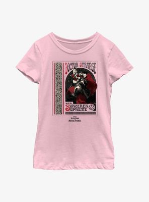 Marvel Doctor Strange Multiverse Of Madness Sorcerer Supreme Youth Girls T-Shirt