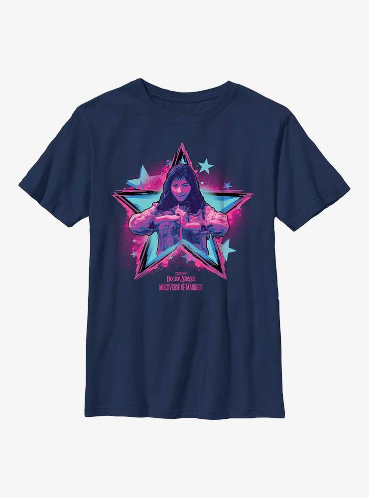 Marvel Doctor Strange Multiverse Of Madness America Chavez Spellcaster Youth T-Shirt