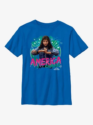 Marvel Doctor Strange Multiverse Of Madness America Chavez Hero Graphic Youth T-Shirt