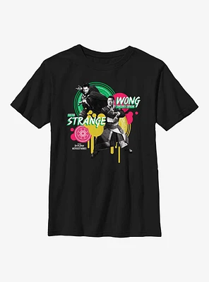 Marvel Doctor Strange Multiverse Of Madness Dr. & Wong Graphic Youth T-Shirt