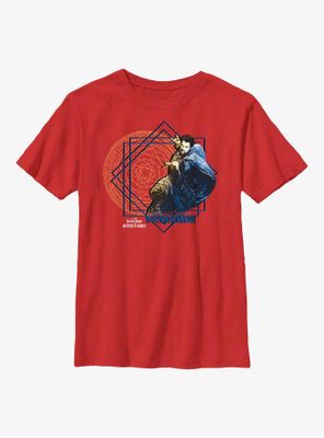 Marvel Doctor Strange Multiverse Of Madness Gold Portal Youth T-Shirt