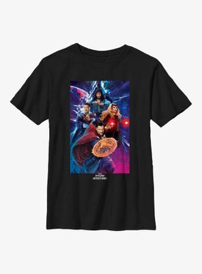 Marvel Doctor Strange Multiverse Of Madness Group Poster Youth T-Shirt