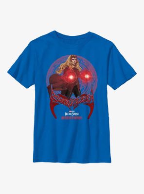 Marvel Doctor Strange Multiverse Of Madness Scarlet Witch Spell Youth T-Shirt