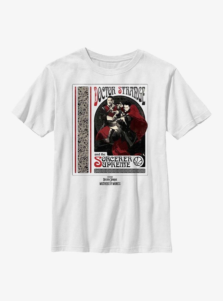 Marvel Doctor Strange Multiverse Of Madness Sorcerer Supreme Youth T-Shirt