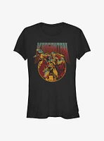 Star Wars The Book Of Boba Fett Krrsantan Girls T-Shirt