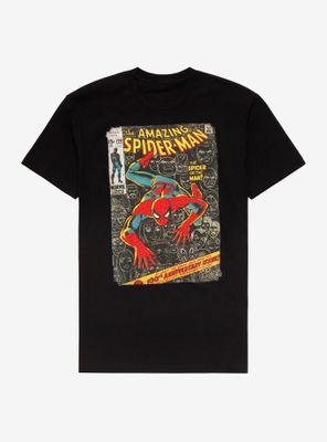 Marvel Spider-Man Comic Book Cover T-Shirt