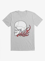 Burning Skull Left T-Shirt