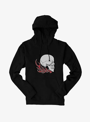 Burning Skull Right Hoodie