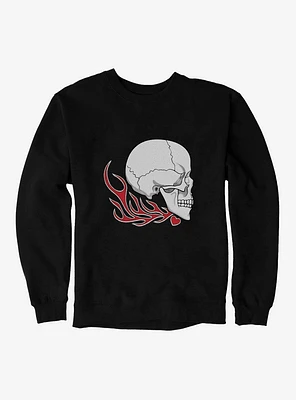 Burning Skull Right Sweatshirt