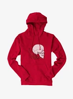 Burning Skull Right Hoodie