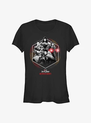 Marvel Doctor Strange The Multiverse Of Madness Group Frame Girls T-Shirt