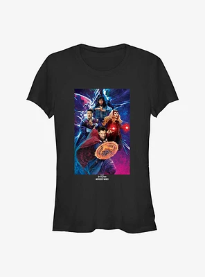 Marvel Doctor Strange The Multiverse Of Madness Group Shot Girls T-Shirt