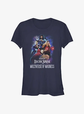 Marvel Doctor Strange The Multiverse Of Madness Poster Group Girls T-Shirt