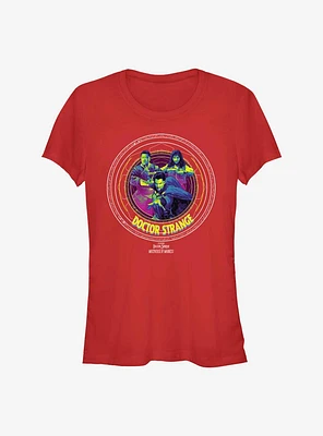 Marvel Doctor Strange The Multiverse Of Madness Runes Badge Girls T-Shirt