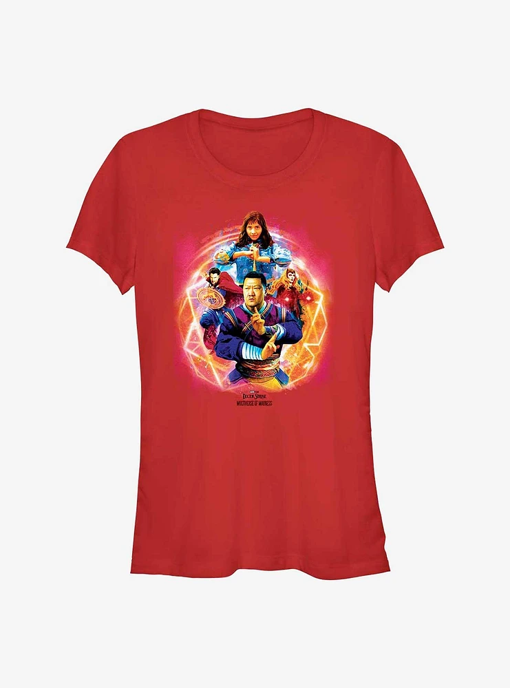 Marvel Doctor Strange The Multiverse Of Madness Strong Three Girls T-Shirt