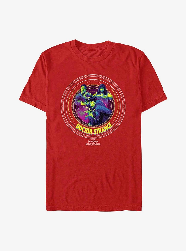 Marvel Doctor Strange The Multiverse Of Madness Runes Badge T-Shirt