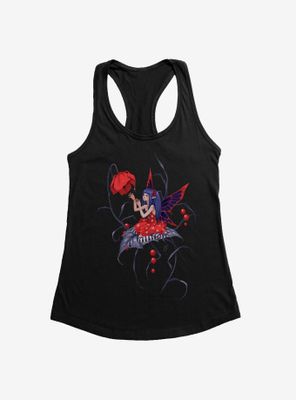 Fairies By Trick Red Daisy Fairy Womens Tank Top