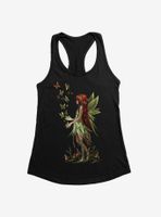 Fairies By Trick Sweet Green Fairy Womens Tank Top