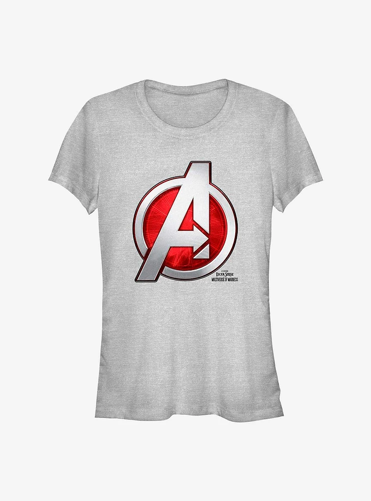 Marvel Doctor Strange The Multiverse Of Madness Avengers Logo Girls T-Shirt