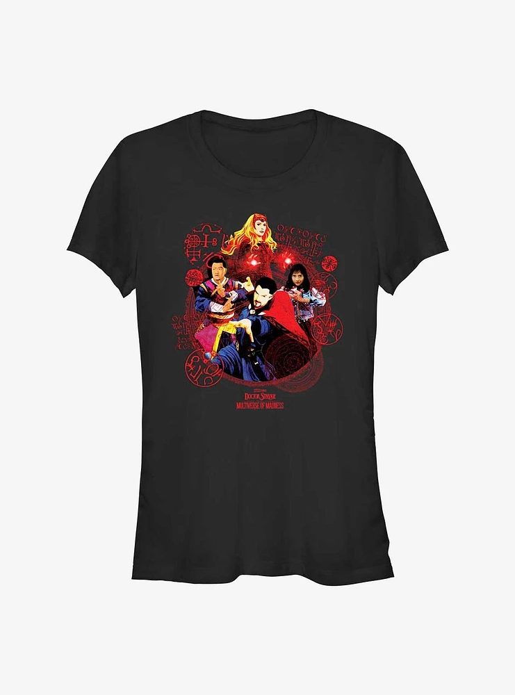 Marvel Doctor Strange The Multiverse Of Madness Badge Heroes Girls T-Shirt